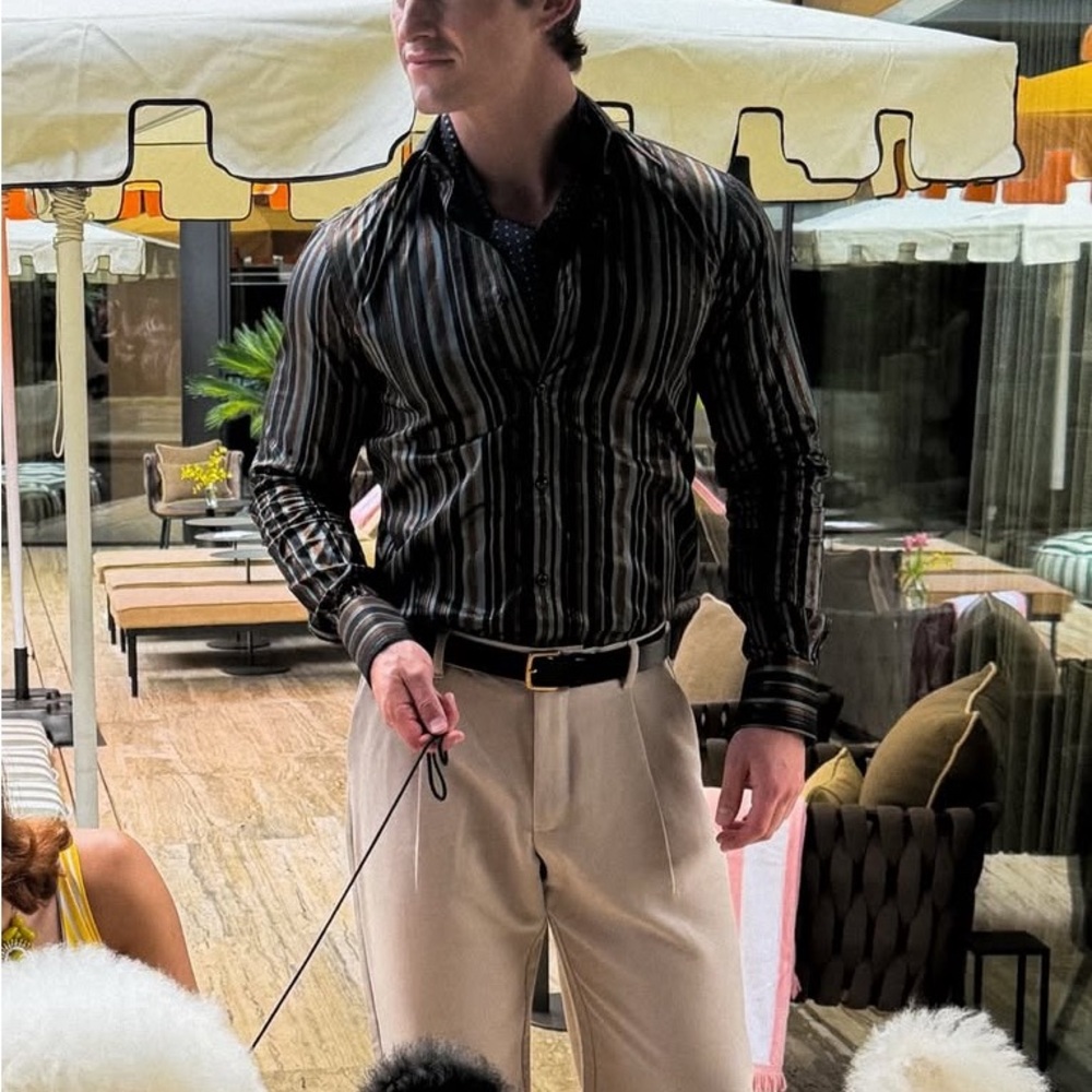 Etro textured shirt